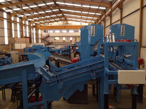 aserrado y tratamiento